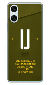 Cf LTD �~���^���[ �C�j�V���� �A���t�@�x�b�g U �J�[�L (�N���A) Xperia 10 VI SOG14 SO-52E A402SO XQ-ES44 Coverfull �{�� �ی� �n�[�h�P�[�X �X�}�z�J�o�[�@��������