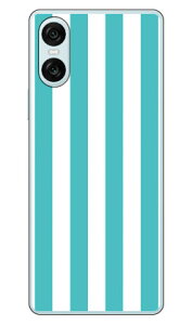 Cf LTD �~���g�u���[�R���N�V�����V���[�Y �X�g���C�vB (�N���A) Xperia 10 VI SOG14 SO-52E A402SO XQ-ES44 Coverfull �{�� �ی� �n�[�h�P�[�X �X�}�z�J�o�[�@��������