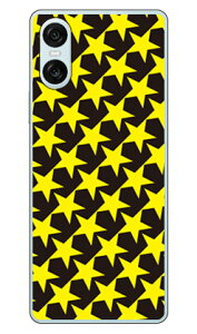 �X�^�[ TYPE2 �u���b�N×�C�G���[ (�N���A) Xperia 10 VI SOG14 SO-52E A402SO XQ-ES44 SECOND SKIN �{�� �ی� �n�[�h�P�[�X �X�}�z�J�o�[�@��������