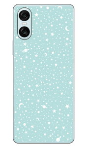 SPACE �G�������h (�N���A) Xperia 10 VI SOG14 SO-52E A402SO XQ-ES44 SECOND SKIN �{�� �ی� �n�[�h�P�[�X �X�}�z�J�o�[�@��������