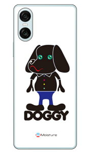 Doggy Pure �z���C�g (�N���A) design by Moisture Xperia 10 VI SOG14 SO-52E A402SO XQ-ES44 SECOND SKIN �{�� �ی� �n�[�h�P�[�X �X�}�z�J�o�[�@��������