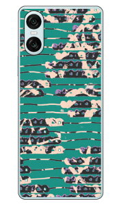 �A�u�X�g���N�g Camo �O���[�� �x�[�W�� (�N���A) Xperia 10 VI SOG14 SO-52E A402SO XQ-ES44 Coverfull �{�� �ی� �n�[�h�P�[�X �X�}�z�J�o�[�@��������