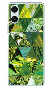 �O���[���e�N�X�`�� �g���C�A���O�� (�N���A) Xperia 10 VI SOG14 SO-52E A402SO XQ-ES44 Coverfull �{�� �ی� �n�[�h�P�[�X �X�}�z�J�o�[�@��������