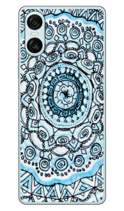 �g���R �T�[�N�� �p�^�[�� (�N���A) Xperia 10 VI SOG14 SO-52E A402SO XQ-ES44 Coverfull �{�� �ی� �n�[�h�P�[�X �X�}�z�J�o�[�@��������