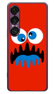ワンダーモンスター レッド (ソフトTPUクリア) Xperia 1 VII YESNO Xperia 1 VII ケース Xperia 1 VII カバー エクスペリア1 vii 本体 保護 SO-51F SO51F SOG15 A501SO ソフトケース ソフトカバー 送料無料