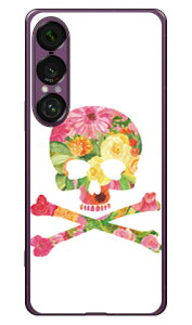 Flower skull zCg i\tgTPUNAj design by ROTM Xperia 1 VII SECOND SKIN Xperia 1 VII P[X Xperia 1 VII Jo[ GNXyA1 vii { ی SO-51F SO51F SOG15 A501SO \tgP[X \tgJo[ 