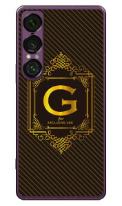 Cf LTD ���O�W���A���[�C�j�V���� G �S�[���h�C�G���[ (�N���A) Xperia 1 VII SOG15 SO-51F A501SO XQ-FS44 Coverfull �{�� �ی� �n�[�h�P�[�X �X�}�z�J�o�[�@��������