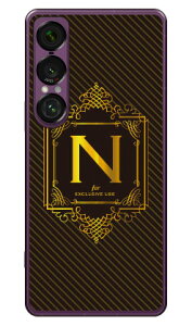 Cf LTD ���O�W���A���[�C�j�V���� N �S�[���h�C�G���[ (�N���A) Xperia 1 VII SOG15 SO-51F A501SO XQ-FS44 Coverfull �{�� �ی� �n�[�h�P�[�X �X�}�z�J�o�[�@��������