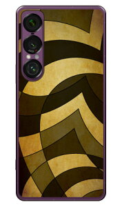 Cf LTD �u���b�N×�S�[���h�R���N�V�����V���[�Y �n�[�g (�N���A) Xperia 1 VII SOG15 SO-51F A501SO XQ-FS44 Coverfull �{�� �ی� �n�[�h�P�[�X �X�}�z�J�o�[�@��������