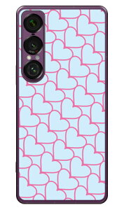 �n�[�g�X�g���C�v �T�b�N�X�u���[×�s���N (�N���A) Xperia 1 VII SOG15 SO-51F A501SO XQ-FS44 SECOND SKIN �{�� �ی� �n�[�h�P�[�X �X�}�z�J�o�[�@��������