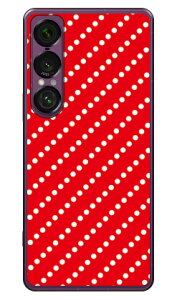 �h�b�g�X�g���C�v ���b�h×�z���C�g (�N���A) Xperia 1 VII SOG15 SO-51F A501SO XQ-FS44 SECOND SKIN �{�� �ی� �n�[�h�P�[�X �X�}�z�J�o�[�@��������