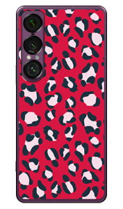 Leopard ���b�h (�N���A) design by ROTM Xperia 1 VII SOG15 SO-51F A501SO XQ-FS44 SECOND SKIN �{�� �ی� �n�[�h�P�[�X �X�}�z�J�o�[�@��������