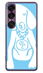 Dog �T�b�N�X�u���[×�z���C�g design by ROTM (�N���A) Xperia 1 VII SOG15 SO-51F A501SO XQ-FS44 SECOND SKIN �{�� �ی� �n�[�h�P�[�X �X�}�z�J�o�[�@��������