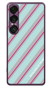 ROTM Stripe �G�������h (�N���A) design by ROTM Xperia 1 VII SOG15 SO-51F A501SO XQ-FS44 SECOND SKIN �{�� �ی� �n�[�h�P�[�X �X�}�z�J�o�[�@��������