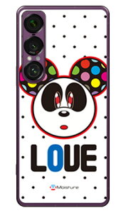 Love Panda �u���b�N�h�b�g (�N���A) design by Moisture Xperia 1 VII SOG15 SO-51F A501SO XQ-FS44 SECOND SKIN �{�� �ی� �n�[�h�P�[�X �X�}�z�J�o�[�@��������