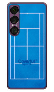 �e�j�X�R�[�g �u���[(�N���A) Xperia 1 VII SOG15 SO-51F A501SO XQ-FS44 Coverfull �{�� �ی� �n�[�h�P�[�X �X�}�z�J�o�[�@��������