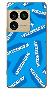 WEDNESDAY �u���[ (�N���A) Xperia 1 VIII SOG17 SO-51G A601SO XQ-GE44 Coverfull �{�� �ی� �n�[�h�P�[�X �X�}�z�J�o�[�@��������