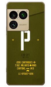 Cf LTD �~���^���[ �C�j�V���� �A���t�@�x�b�g P �J�[�L (�N���A) Xperia 1 VIII SOG17 SO-51G A601SO XQ-GE44 Coverfull �{�� �ی� �n�[�h�P�[�X �X�}�z�J�o�[�@��������