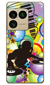 DJ���ς� (�N���A) design by Toshi Xperia 1 VIII SOG17 SO-51G A601SO XQ-GE44 Coverfull �{�� �ی� �n�[�h�P�[�X �X�}�z�J�o�[�@��������