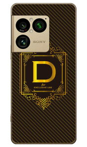 Cf LTD ���O�W���A���[�C�j�V���� D �S�[���h�C�G���[ (�N���A) Xperia 1 VIII SOG17 SO-51G A601SO XQ-GE44 Coverfull �{�� �ی� �n�[�h�P�[�X �X�}�z�J�o�[�@��������