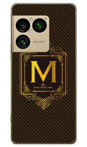 Cf LTD ���O�W���A���[�C�j�V���� M �S�[���h�C�G���[ (�N���A) Xperia 1 VIII SOG17 SO-51G A601SO XQ-GE44 Coverfull �{�� �ی� �n�[�h�P�[�X �X�}�z�J�o�[�@��������