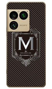 Cf LTD ���O�W���A���[�C�j�V���� M �V���o�[�O���[ (�N���A) Xperia 1 VIII SOG17 SO-51G A601SO XQ-GE44 Coverfull �{�� �ی� �n�[�h�P�[�X �X�}�z�J�o�[�@��������
