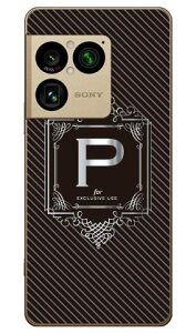 Cf LTD ���O�W���A���[�C�j�V���� P �V���o�[�O���[ (�N���A) Xperia 1 VIII SOG17 SO-51G A601SO XQ-GE44 Coverfull �{�� �ی� �n�[�h�P�[�X �X�}�z�J�o�[�@��������