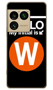 Cf LTD �T�u�E�F�C�C�j�V���� W �I�����W (�N���A) Xperia 1 VIII SOG17 SO-51G A601SO XQ-GE44 Coverfull �{�� �ی� �n�[�h�P�[�X �X�}�z�J�o�[�@��������