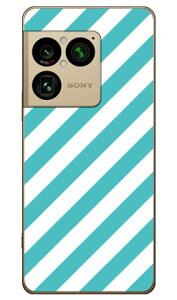 Cf LTD �~���g�u���[�R���N�V�����V���[�Y �X�g���C�vA (�N���A) Xperia 1 VIII SOG17 SO-51G A601SO XQ-GE44 Coverfull �{�� �ی� �n�[�h�P�[�X �X�}�z�J�o�[�@��������