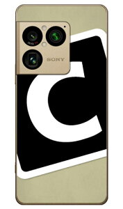 Cf LTD �L�����v �C�j�V���� �x�[�W��×�u���b�N C (�N���A) Xperia 1 VIII SOG17 SO-51G A601SO XQ-GE44 Coverfull �{�� �ی� �n�[�h�P�[�X �X�}�z�J�o�[�@��������