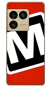 Cf LTD �L�����v �C�j�V���� ���b�h×�u���b�N M (�N���A) Xperia 1 VIII SOG17 SO-51G A601SO XQ-GE44 Coverfull �{�� �ی� �n�[�h�P�[�X �X�}�z�J�o�[�@��������