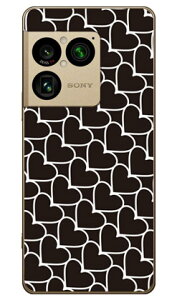�n�[�g�X�g���C�v �u���b�N×�z���C�g (�N���A) Xperia 1 VIII SOG17 SO-51G A601SO XQ-GE44 SECOND SKIN �{�� �ی� �n�[�h�P�[�X �X�}�z�J�o�[�@��������