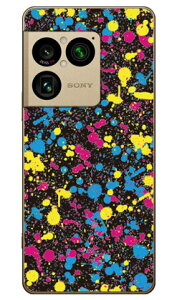�X�v���b�g CMYK (�N���A) Xperia 1 VIII SOG17 SO-51G A601SO XQ-GE44 SECOND SKIN �{�� �ی� �n�[�h�P�[�X �X�}�z�J�o�[�@��������