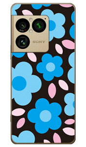�t�����[�|�b�v �u���b�N×�u���[ (�N���A) Xperia 1 VIII SOG17 SO-51G A601SO XQ-GE44 SECOND SKIN �{�� �ی� �n�[�h�P�[�X �X�}�z�J�o�[�@��������