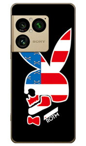 Bunny bone VERSION2 (�N���A) design by ROTM Xperia 1 VIII SOG17 SO-51G A601SO XQ-GE44 SECOND SKIN �{�� �ی� �n�[�h�P�[�X �X�}�z�J�o�[�@��������