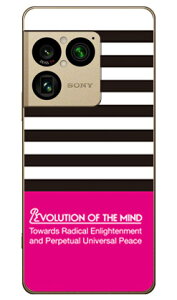 Panel border �u���b�N×�s���N (�N���A) design by ROTM Xperia 1 VIII SOG17 SO-51G A601SO XQ-GE44 SECOND SKIN �{�� �ی� �n�[�h�P�[�X �X�}�z�J�o�[�@��������