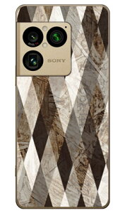 Cf LTD �_�C�����V���[�Y Woody �u���b�N�n (�N���A) Xperia 1 VIII SOG17 SO-51G A601SO XQ-GE44 Coverfull �{�� �ی� �n�[�h�P�[�X �X�}�z�J�o�[�@��������