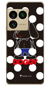 Doggy �z���C�g�h�b�g (�N���A) design by Moisture Xperia 1 VIII SOG17 SO-51G A601SO XQ-GE44 SECOND SKIN �{�� �ی� �n�[�h�P�[�X �X�}�z�J�o�[�@��������