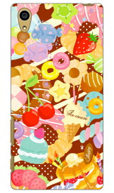 Milk's Design しらくらゆりこ 「Sweet time」 Xperia Z5 SOV32 au Coverfull xperia z5 ケース xperia z5 カバー z5 ケース z5 カバー エクスペリアz5 ケース エクスペリアz5 カバー sov32ケース sov32カバー sov32 ケース sov32 送料無料