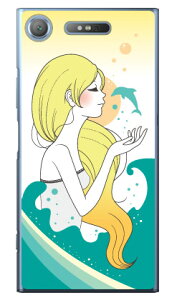 Dolphin �i�N���A�j design by ���������� Xperia XZ1 SOV36�ESO-01K�E701SO au�Edocomo�ESoftBank Coverfull xperia xz1 �P�[�X xperia xz1 �J�o�[ xz1 �P�[�X xz1 �J�o�[ �G�N�X�y���Axz1 �P�[�X �G�N�X�y���Axz1 �J�o�[ sov36