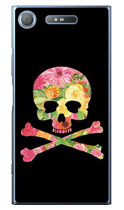 Flower skull �u���b�N �i�N���A�j design by ROTM Xperia XZ1 SOV36�ESO-01K�E701SO au�Edocomo�ESoftBank SECOND SKIN xperia xz1 �P�[�X xperia xz1 �J�o�[ xz1 �P�[�X xz1 �J�o�[ �G�N�X�y���Axz1 �P�[�X �G�N�X�y���Axz1 �J�o