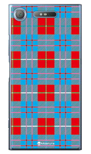 Tartan check ���b�h �i�N���A�j design by Moisture Xperia XZ1 SOV36�ESO-01K�E701SO au�Edocomo�ESoftBank SECOND SKIN xperia xz1 �P�[�X xperia xz1 �J�o�[ xz1 �P�[�X xz1 �J�o�[ �G�N�X�y���Axz1 �P�[�X �G�N�X�y���Axz1 ��
