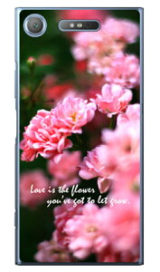 Flowers �i�N���A�j design by �L�m�V�^���O�~ Xperia XZ1 SOV36�ESO-01K�E701SO au�Edocomo�ESoftBank Coverfull xperia xz1 �P�[�X xperia xz1 �J�o�[ xz1 �P�[�X xz1 �J�o�[ �G�N�X�y���Axz1 �P�[�X �G�N�X�y���Axz1 ������