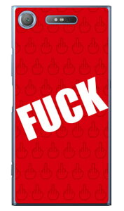 Cf LTD FUCK�i�t�@�b�N�j �� ���b�h �i�N���A�j Xperia XZ1 SOV36�ESO-01K�E701SO au�Edocomo�ESoftBank Coverfull xperia xz1 �P�[�X xperia xz1 �J�o�[ xz1 �P�[�X xz1 �J�o�[ �G�N�X�y���Axz1 �P�[�X �G�N�X�y���Axz1 �J