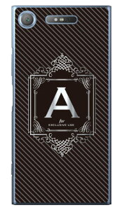 Cf LTD ���O�W���A���[�C�j�V���� A �V���o�[�O���[ �i�N���A�j Xperia XZ1 SOV36�ESO-01K�E701SO au�Edocomo�ESoftBank Coverfull xperia xz1 �P�[�X xperia xz1 �J�o�[ xz1 �P�[�X xz1 �J�o�[ �G�N�X�y���Axz1 �P�[�X ��