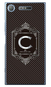 Cf LTD ���O�W���A���[�C�j�V���� C �V���o�[�O���[ �i�N���A�j Xperia XZ1 SOV36�ESO-01K�E701SO au�Edocomo�ESoftBank Coverfull xperia xz1 �P�[�X xperia xz1 �J�o�[ xz1 �P�[�X xz1 �J�o�[ �G�N�X�y���Axz1 �P�[�X ��