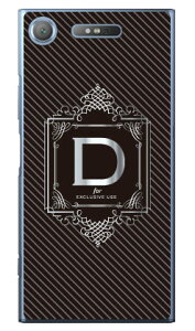 Cf LTD ���O�W���A���[�C�j�V���� D �V���o�[�O���[ �i�N���A�j Xperia XZ1 SOV36�ESO-01K�E701SO au�Edocomo�ESoftBank Coverfull xperia xz1 �P�[�X xperia xz1 �J�o�[ xz1 �P�[�X xz1 �J�o�[ �G�N�X�y���Axz1 �P�[�X ��