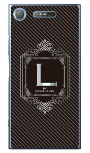 Cf LTD ���O�W���A���[�C�j�V���� L �V���o�[�O���[ �i�N���A�j Xperia XZ1 SOV36�ESO-01K�E701SO au�Edocomo�ESoftBank Coverfull xperia xz1 �P�[�X xperia xz1 �J�o�[ xz1 �P�[�X xz1 �J�o�[ �G�N�X�y���Axz1 �P�[�X ��