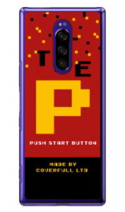 Cf LTD ゲーム イニシャル P (クリア) Xperia 1 SOV40・SO-03L・802SO・J9110 au・docomo・SoftBank・MVNOスマホ(SIMフリー端末) Coverfull xperia 1 ケース xperia 1 カバー 1 ケース 1 カバー エクスペリア1 ケース