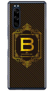 Cf LTD ���O�W���A���[�C�j�V���� B �S�[���h�C�G���[ �i�N���A�j Xperia 5 SOV41�ESO-01M�E901SO�EJ9260 au�Edocomo�ESoftBank�EMVNO�X�}�z�iSIM�t���[�[���j Coverfull xperia 5 �P�[�X xperia 5 �J�o�[ 5 �P�[�X 5 �J